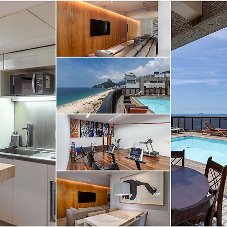 Apartamento Moderno em Prédio à Beira-mar na Praia de Ipanema Rio de Janeiro Esterno foto