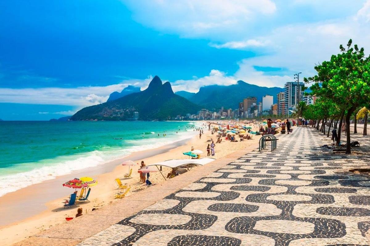 Apartamento Moderno em Prédio à Beira-mar na Praia de Ipanema Rio de Janeiro Esterno foto