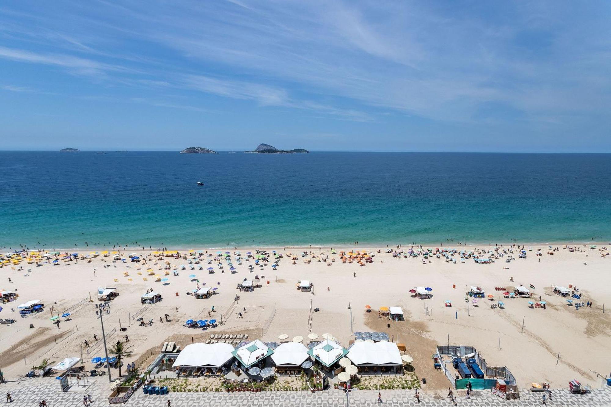 Apartamento Moderno em Prédio à Beira-mar na Praia de Ipanema Rio de Janeiro Esterno foto